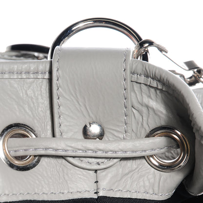 Balenciaga Matte Goatskin Rubber Covered Classic Hardware Mini Pompon Gris Glace 13 of 13