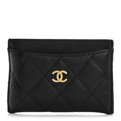 Chanel Caviar Quilted Card Holder Black 1 of 11