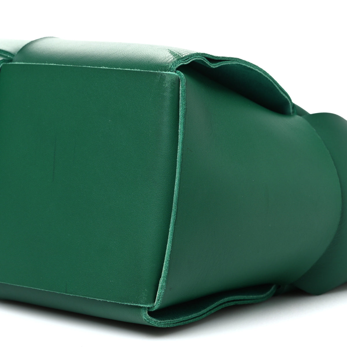 Nappa Maxi Intrecciato Medium Arco Tote Racing Green