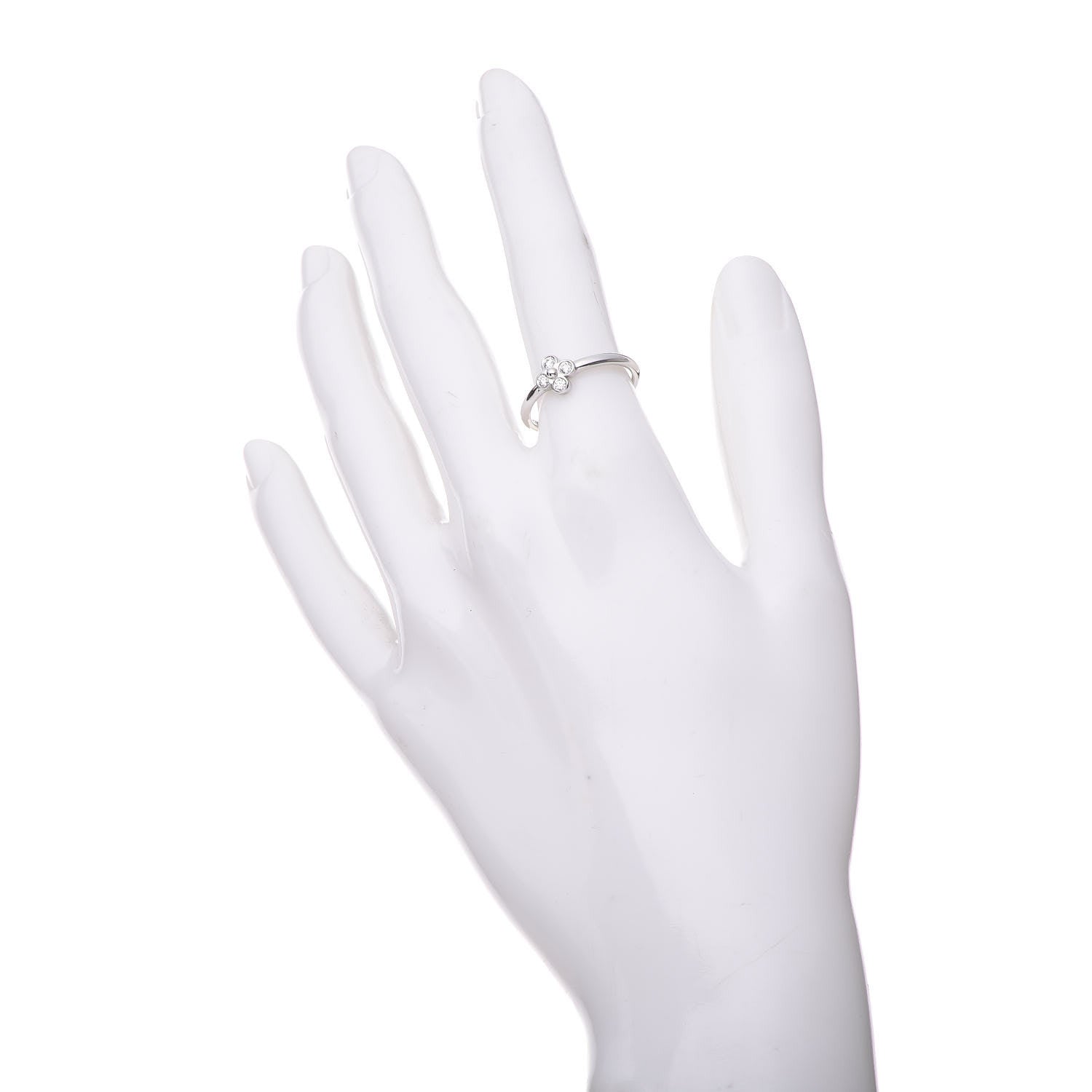 Tiffany Platinum Diamond Lace Ring 53 6.25 2 of 6