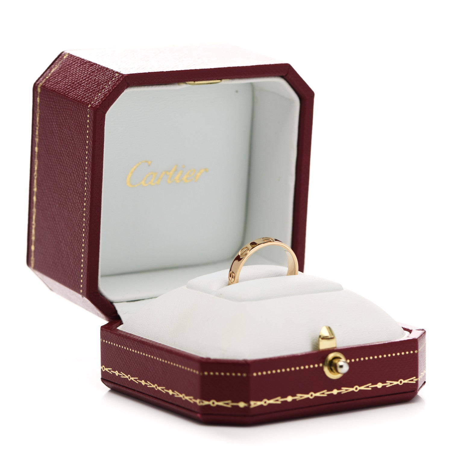 Cartier 18K Yellow Gold 3.5mm LOVE Wedding Band Ring 52 6 5 of 5
