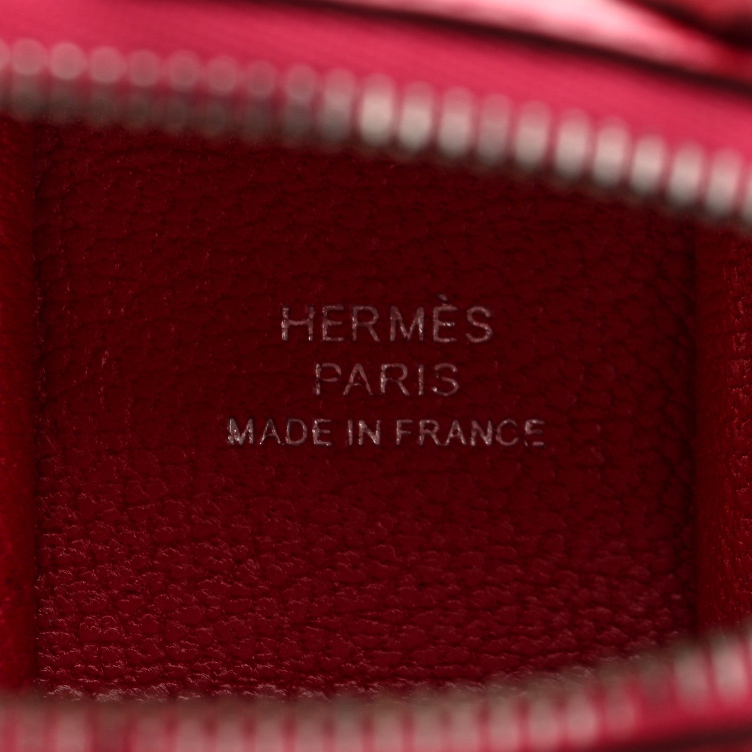 Hermes Chevre Chamkila Bolide On Wheels Bag Charm Rose Extreme Vert Vertigo 3 of 5