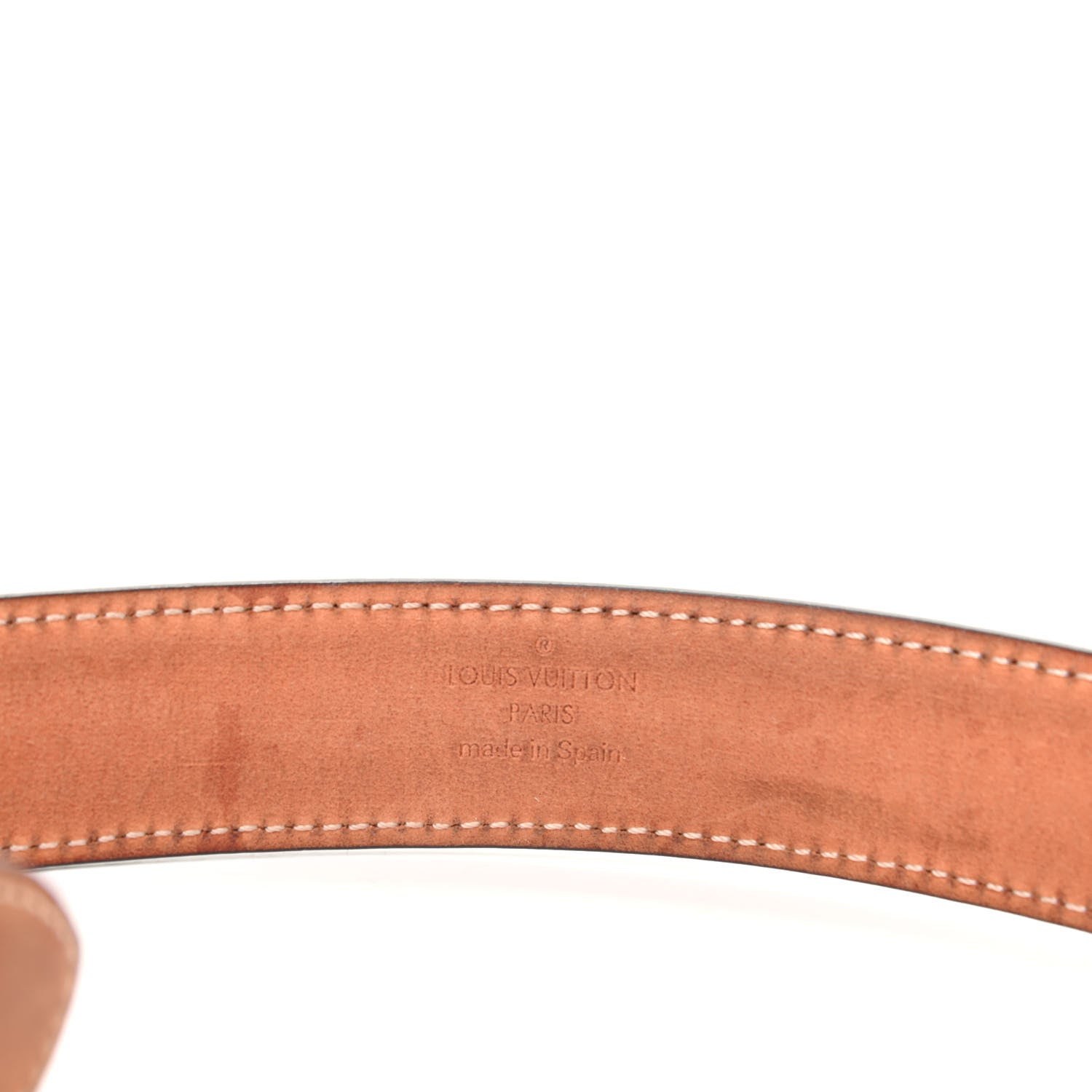 Louis Vuitton Damier Ebene Mini 25mm Belt 80 32 3 of 5