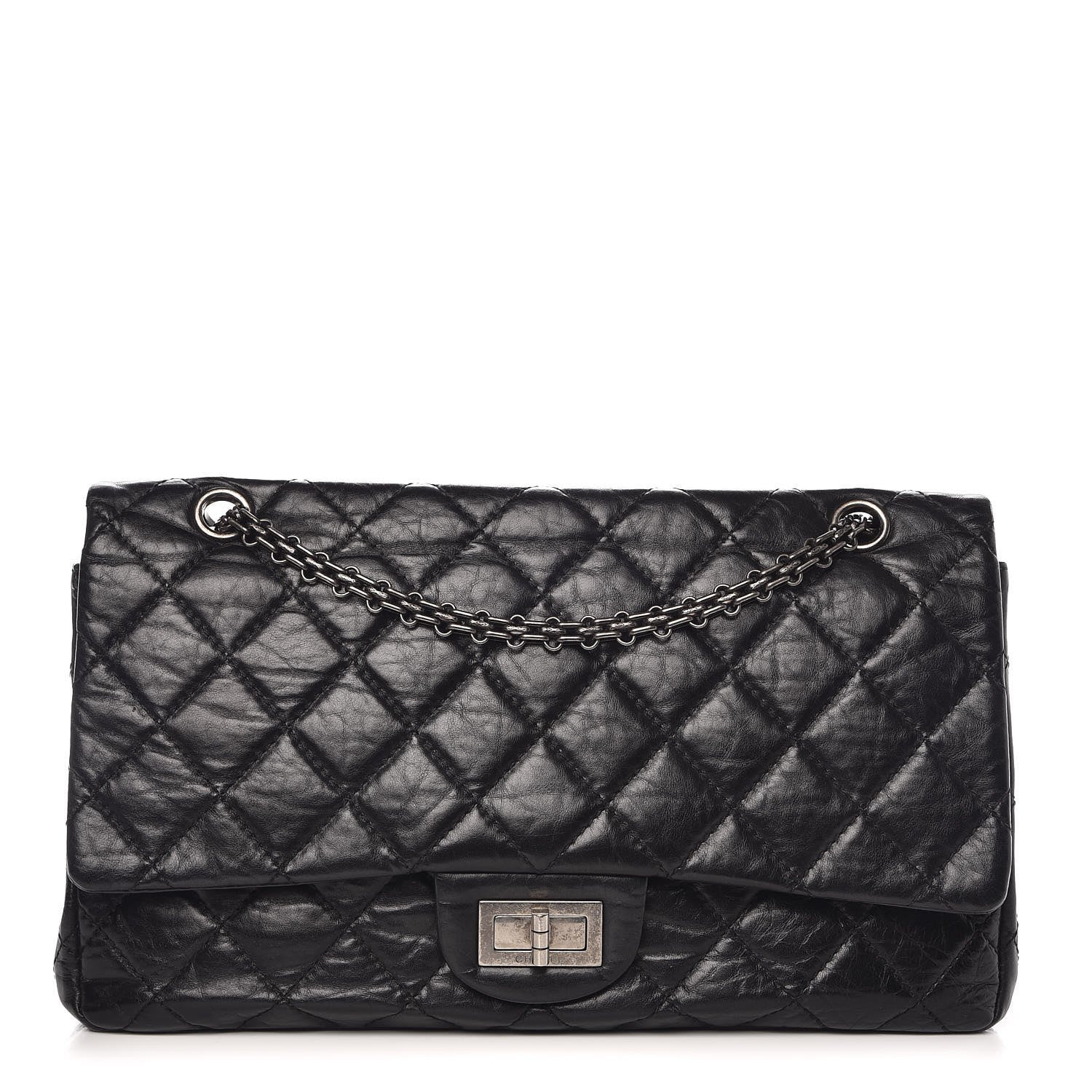 Chanel Aged Calfskin Quilted 2.55 Reissue 227 Flap Black 1 of 10
