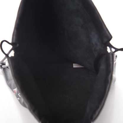 Gucci Calfskin Coco Capitan Logo Drawstring Backpack Black 7 of 9