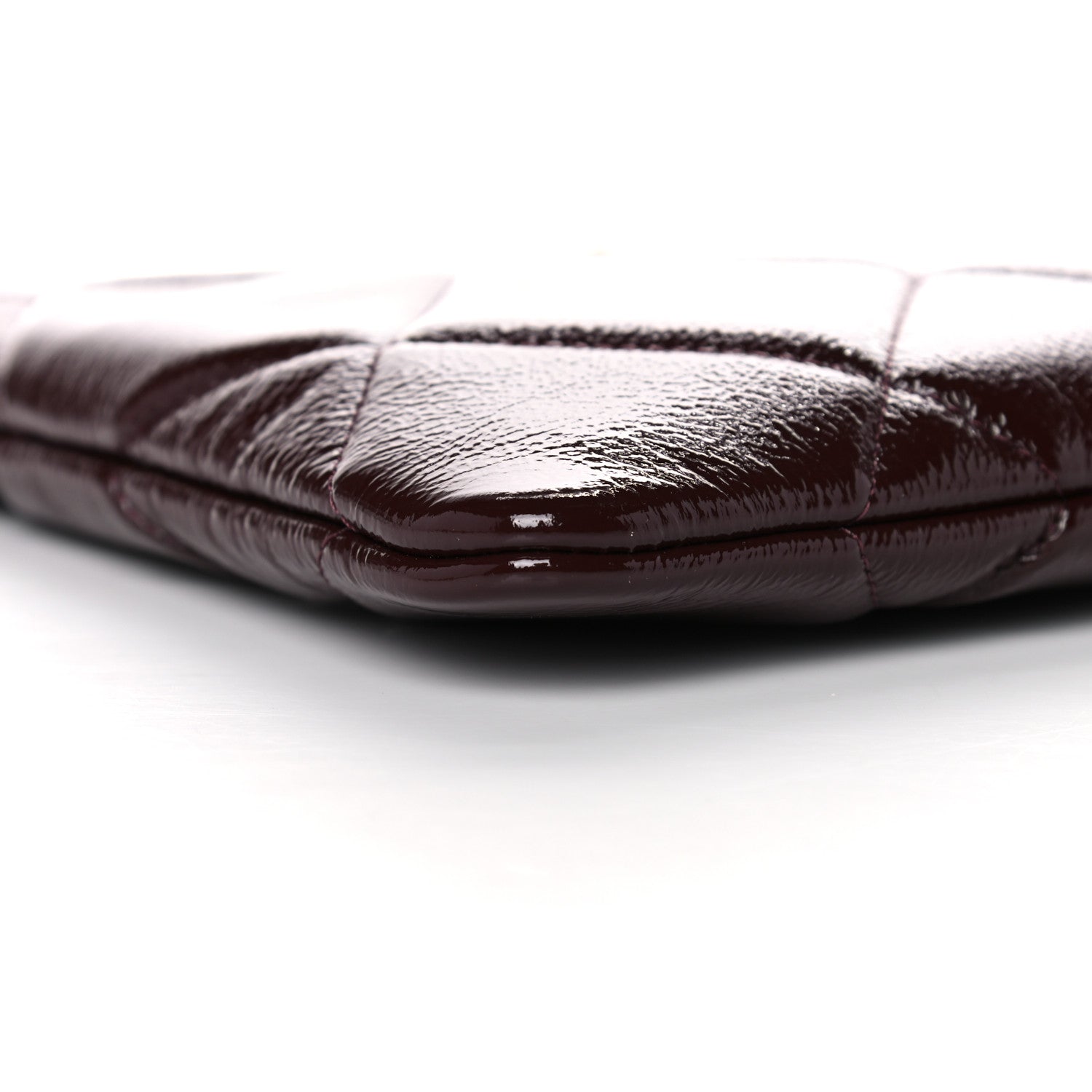 Chanel Shiny Crumpled Calfskin Large Chanel 19 Pouch Burgundy 8 of 11
