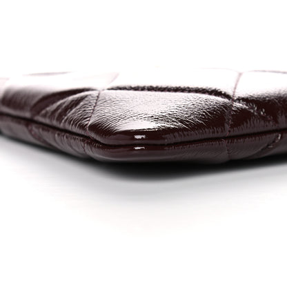 Chanel Shiny Crumpled Calfskin Large Chanel 19 Pouch Burgundy 8 of 11