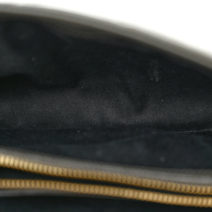 Saint Laurent Calfskin Y Quilted Monogram Small Loulou Chain Satchel Olive 5 of 15