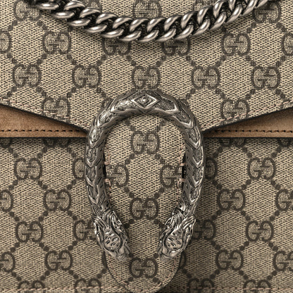 Gucci GG Supreme Monogram Small Dionysus Shoulder Bag Taupe 8 of 10