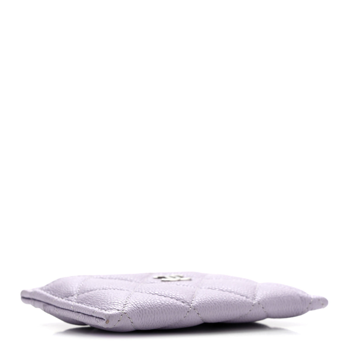 Chanel Caviar Quilted Card Holder Light Purple 4 of 9
