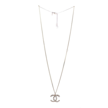Chanel Pearl CC Pendant Necklace Gold 3 of 5