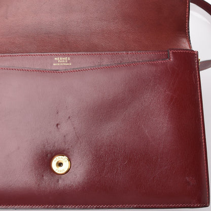 Hermes Box Lydie Clutch Rouge H 8 of 9