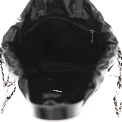 Chanel Shiny Calfskin Quilted Chanel 22 Backpack Black 5 of 10