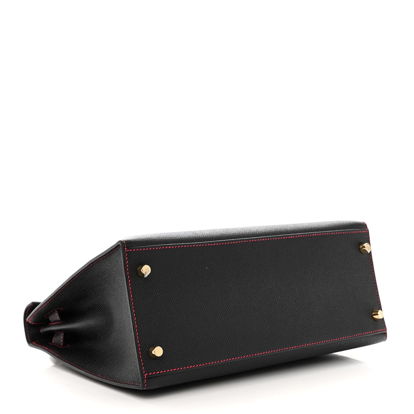 Epsom Horseshoe Kelly Sellier 28 Black Rouge Grenat