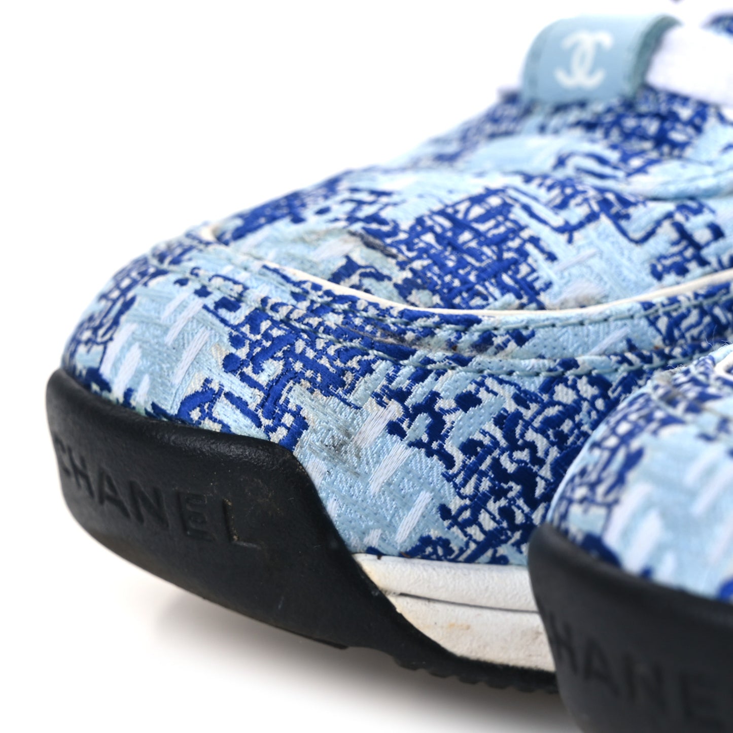 Tweed CC Sneakers 36.5 Blue White