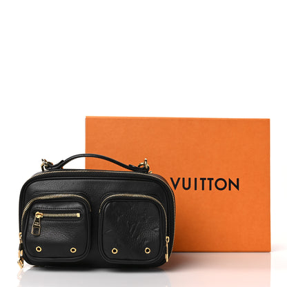 Louis Vuitton Calfskin Monogram Embossed Utility Crossbody Black 9 of 9