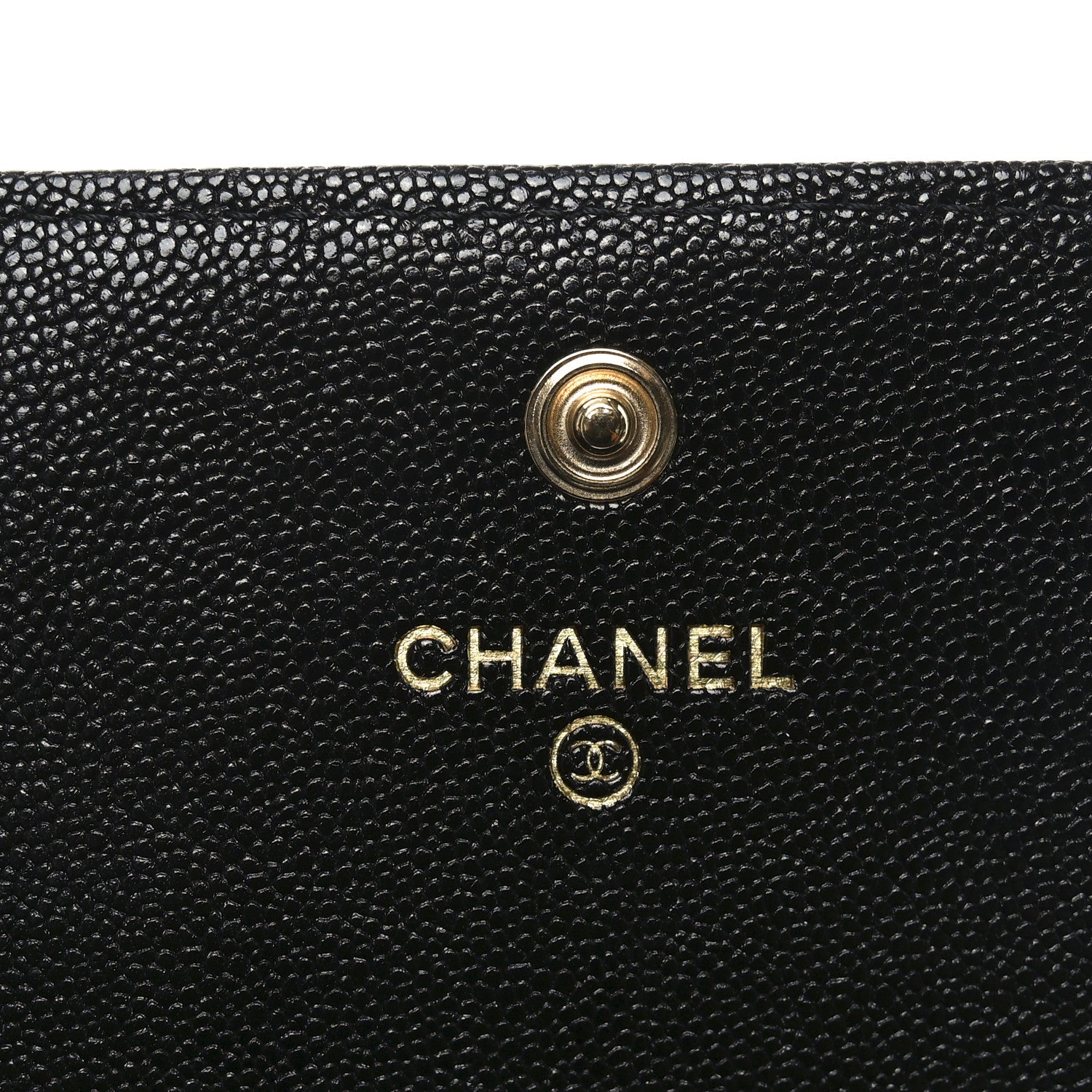 Chanel Caviar Quilted Medium Boy Flap Wallet Black 6 of 8