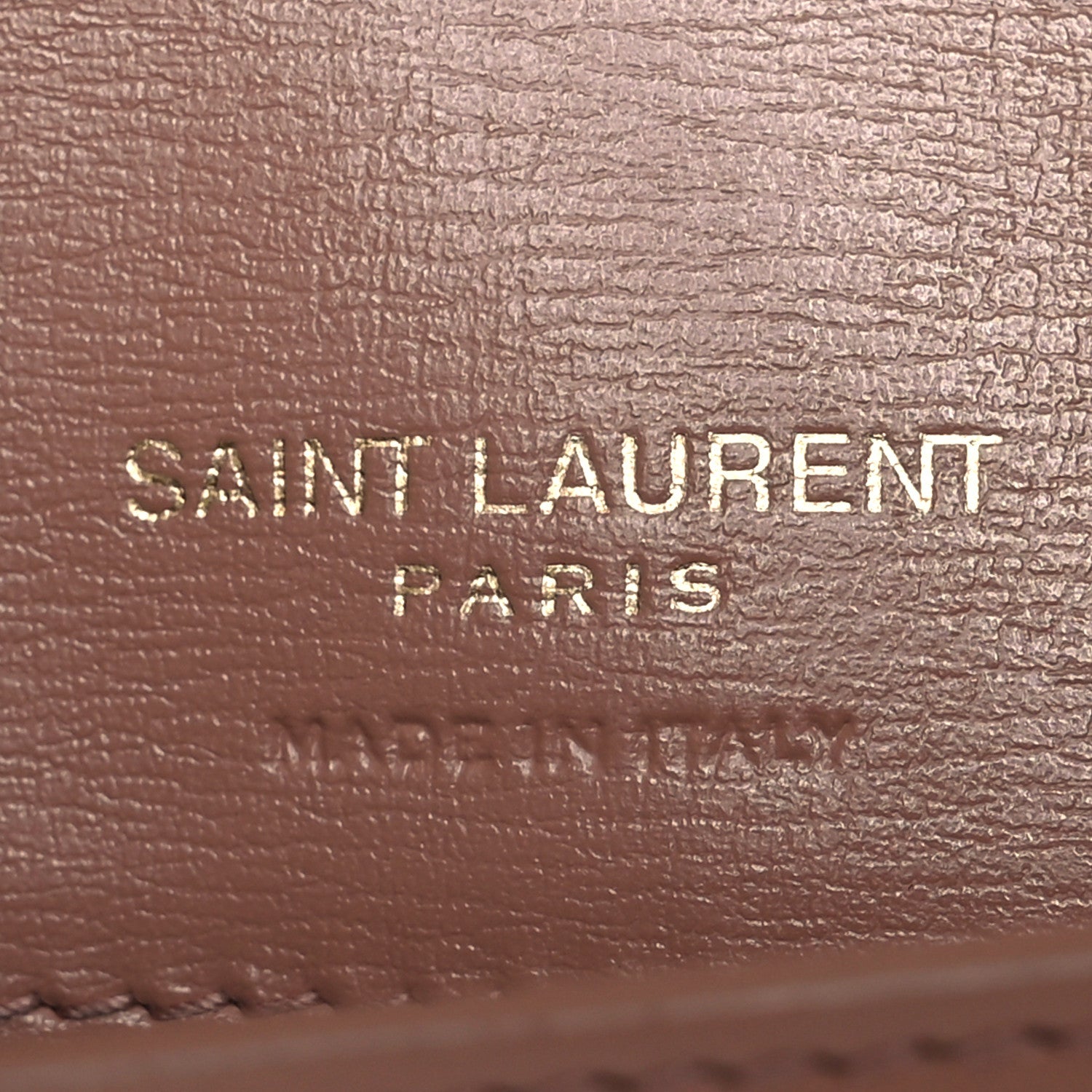 Saint Laurent Smooth Calfskin Monogram Phone Holder Crossbody Vintage Peach 6 of 12