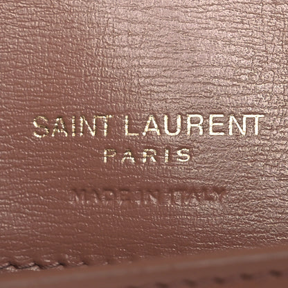 Saint Laurent Smooth Calfskin Monogram Phone Holder Crossbody Vintage Peach 6 of 12