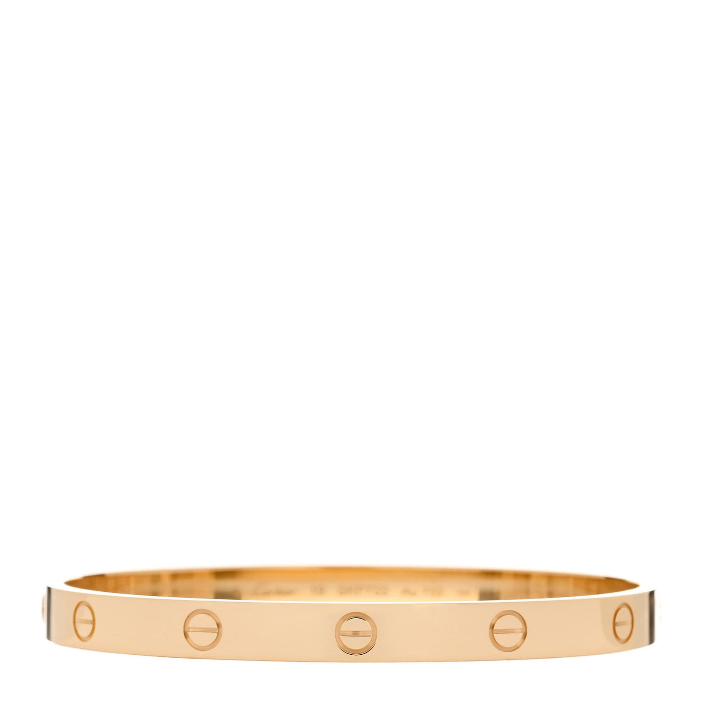 18K Yellow Gold LOVE Bracelet 19