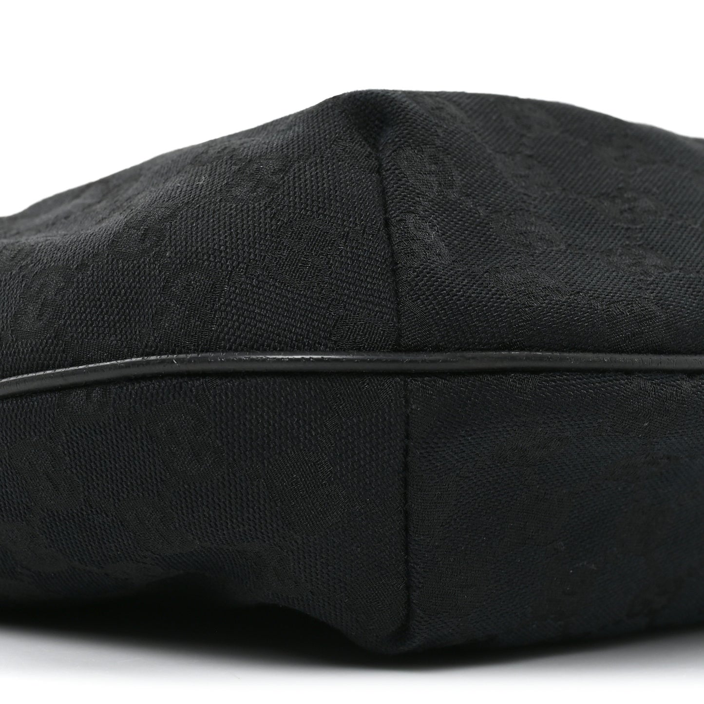 Monogram Medium Half Moon Hobo Black