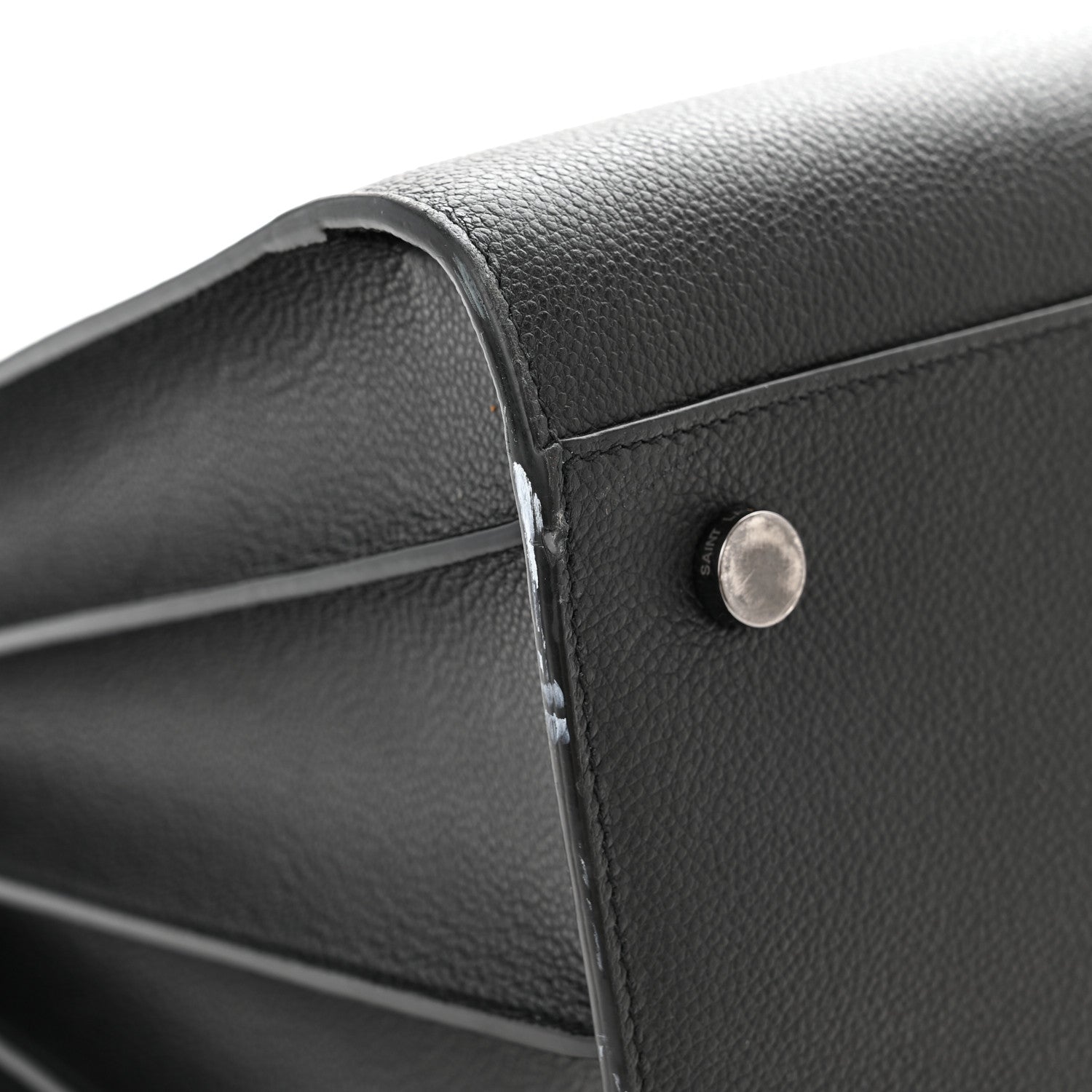 Saint Laurent Grained Calfskin Large Sac De Jour Carryall Black 14 of 20
