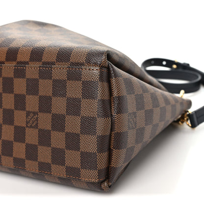 Louis Vuitton Damier Ebene Odeon Tote MM Black 9 of 9