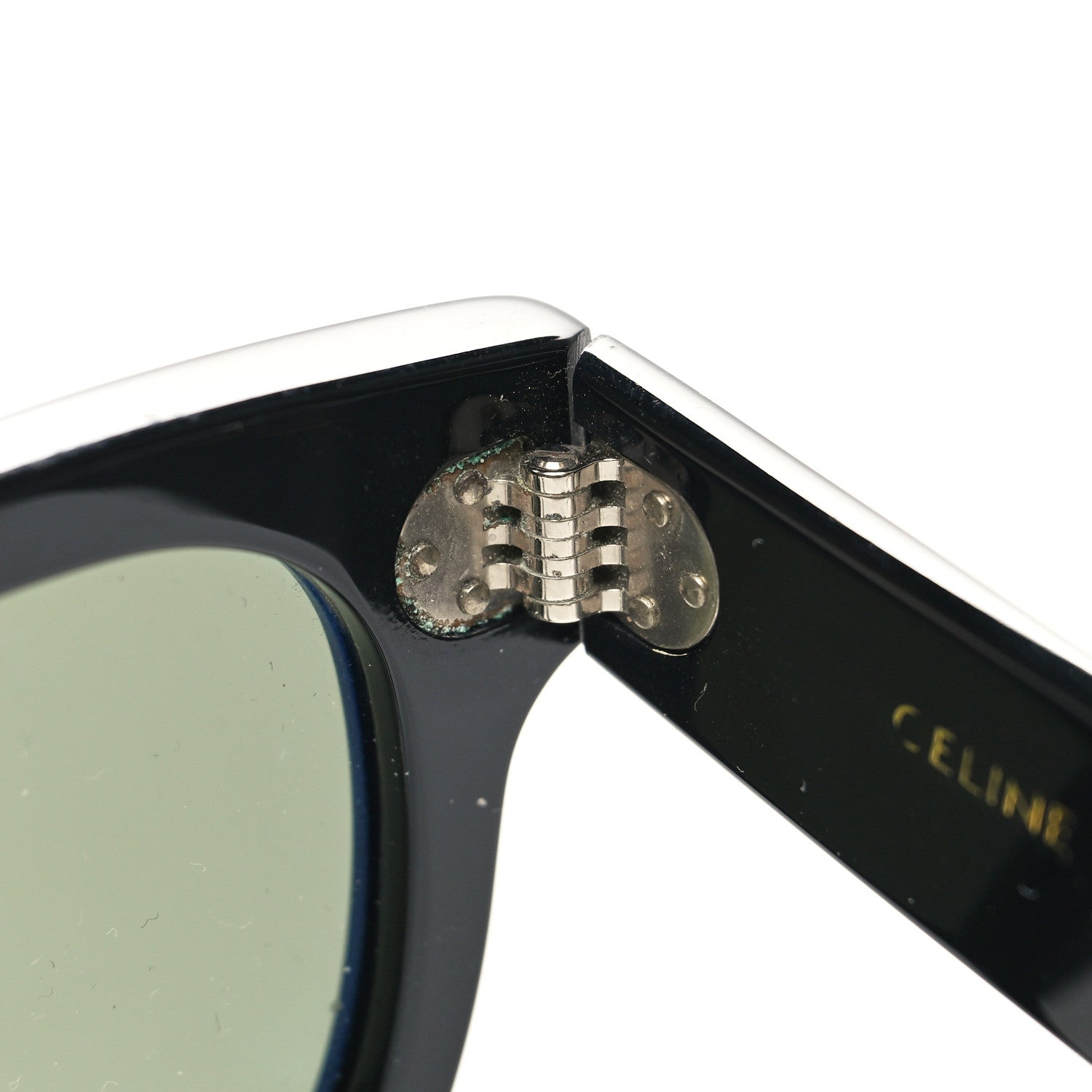 Celine Acetate Studded Mineral Round Sunglasses CL40031N Black 9 of 9