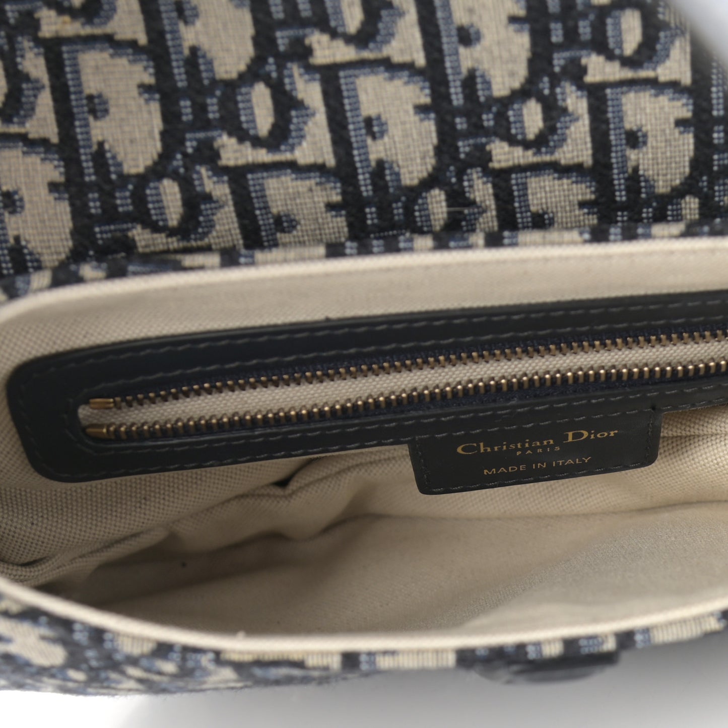 Oblique Saddle Bag Blue