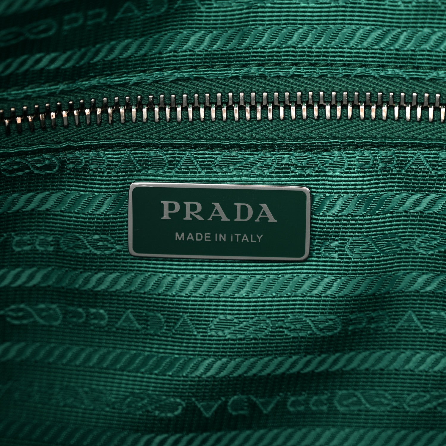 Prada Nappa Padded Signaux Bag Turquoise 6 of 10