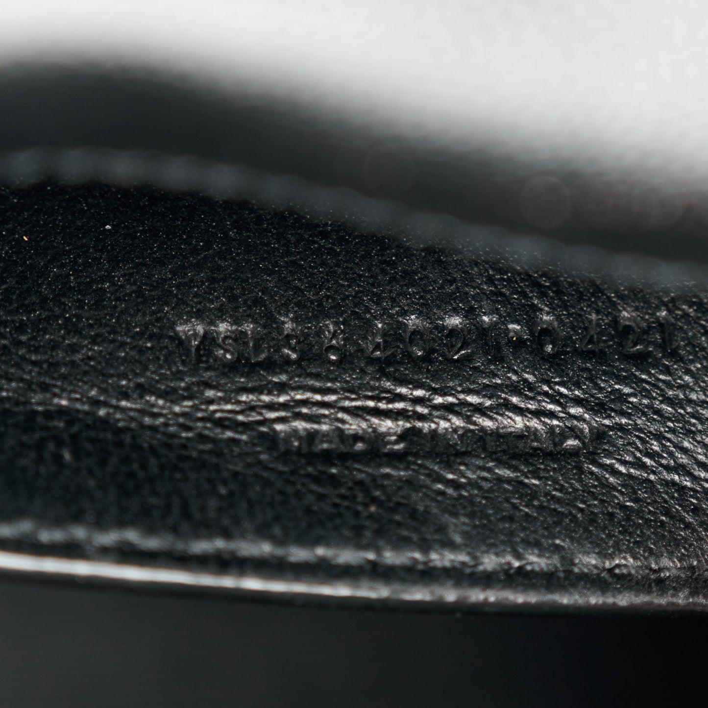Grain De Poudre Medium Classic Monogram Kate Satchel Black