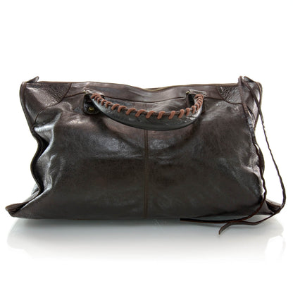 Balenciaga Chevre Work Chocolate 3 of 10