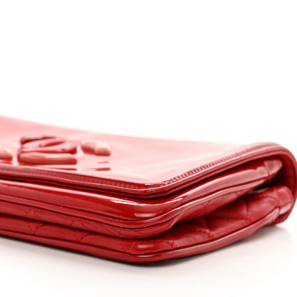 Chanel Vinyl Small Lipstick Flap Bag Red 10 of 12