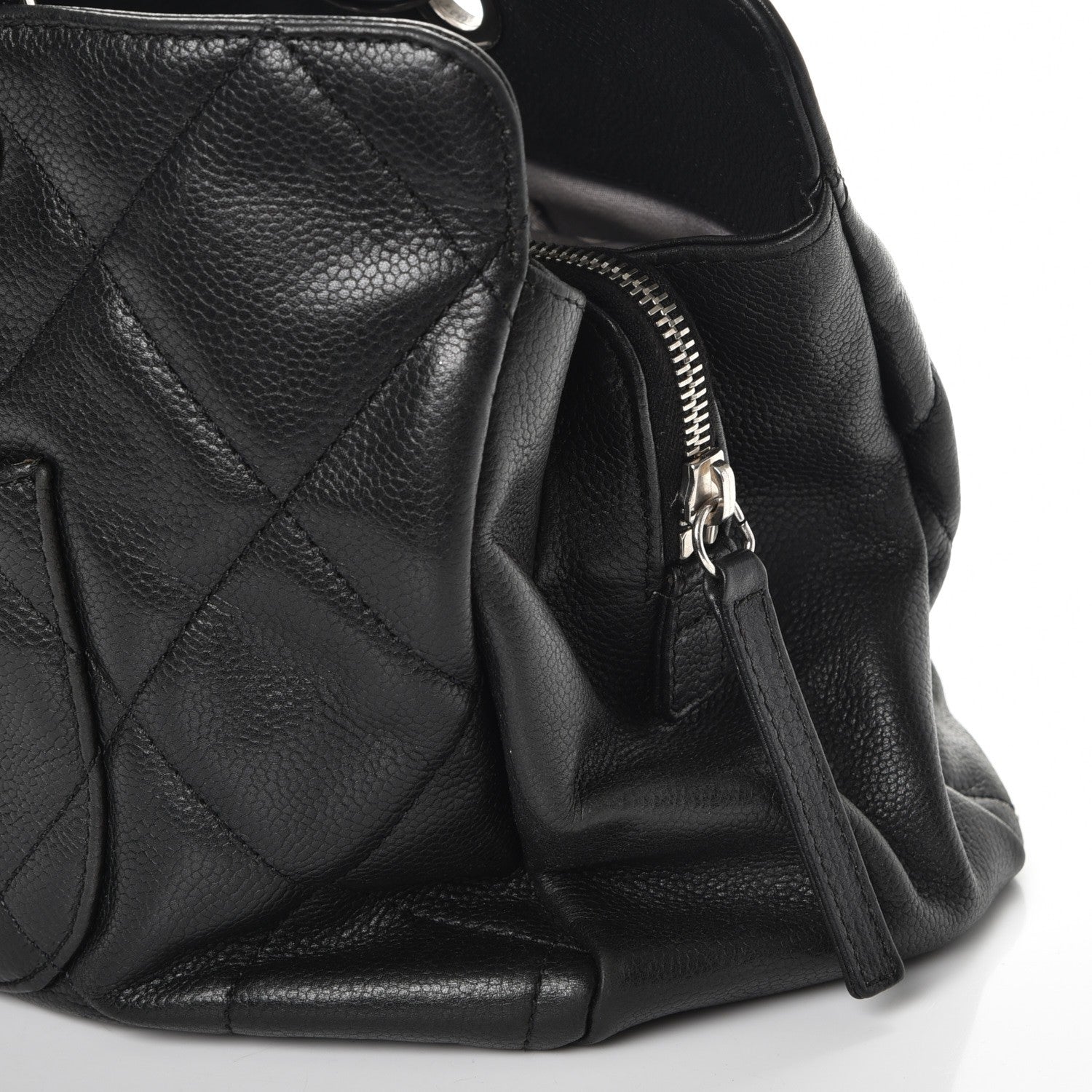 Chanel Soft Caviar Quilted CC Timeless Tote Black 9 of 9