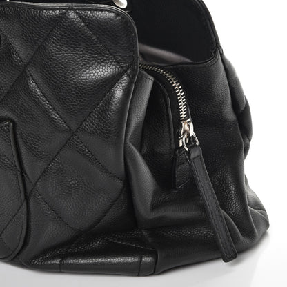 Chanel Soft Caviar Quilted CC Timeless Tote Black 9 of 9