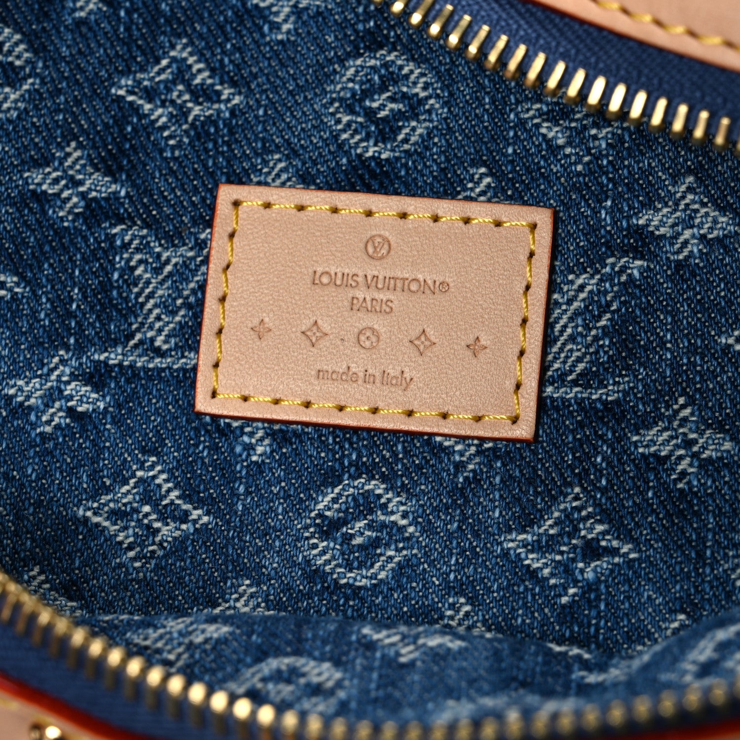 Louis Vuitton Monogram Denim High Rise Bumbag Blue 6 of 9