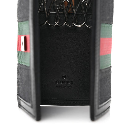 Gucci Denim Web 6 Key Holder Case 6 of 8
