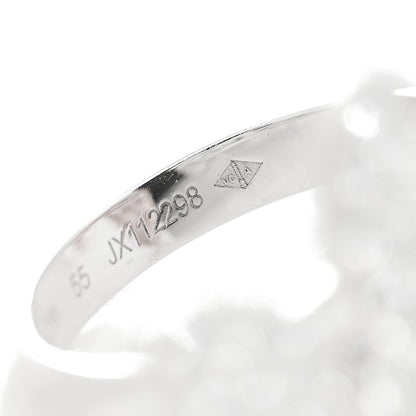 Van Cleef & Arpels 18K White Rose Gold Diamond Pink Sapphire Two Butterfly Between The Finger Ring 55 7.25 5 of 10