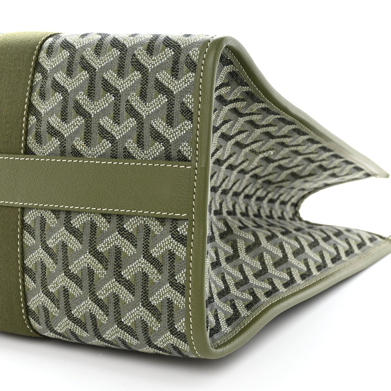 Goyard Goyardine Villette MM Tote Khaki 10 of 10