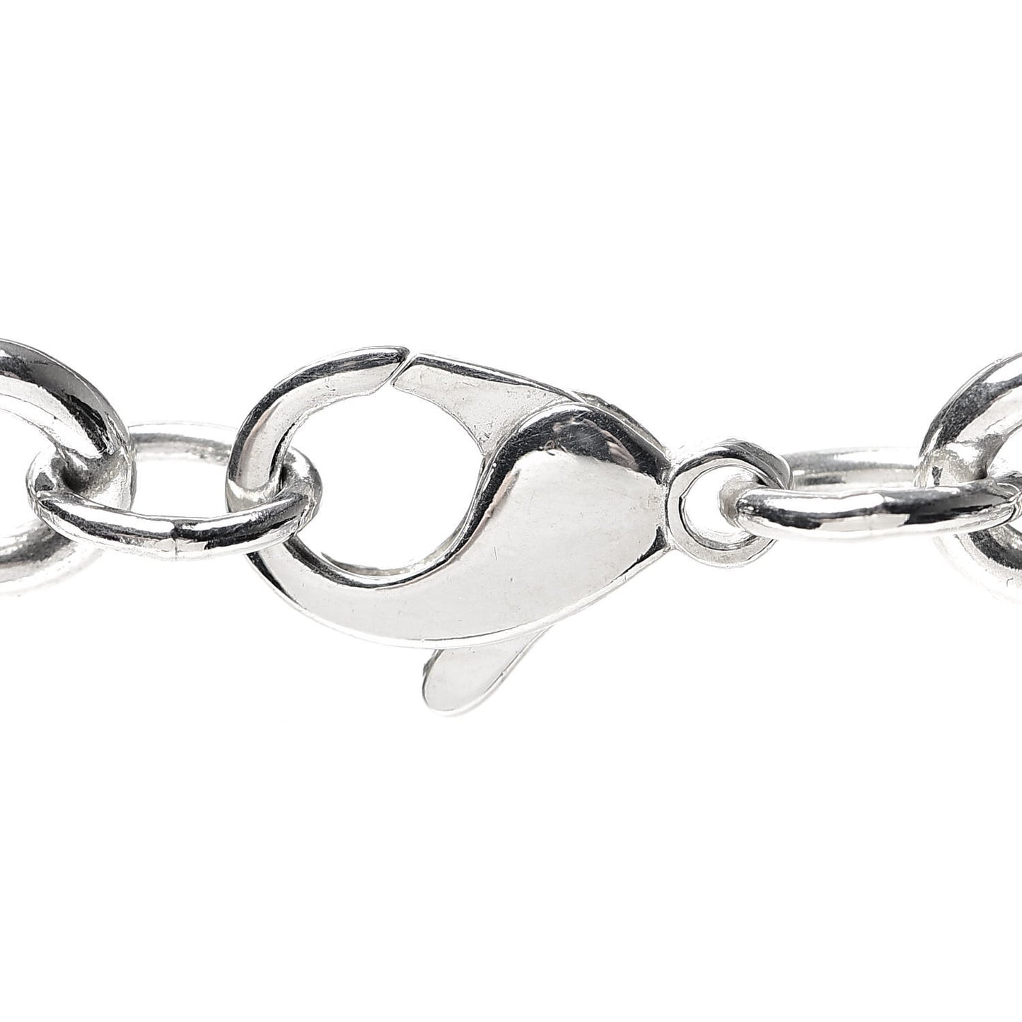 Sterling Silver Heart Tag Necklace
