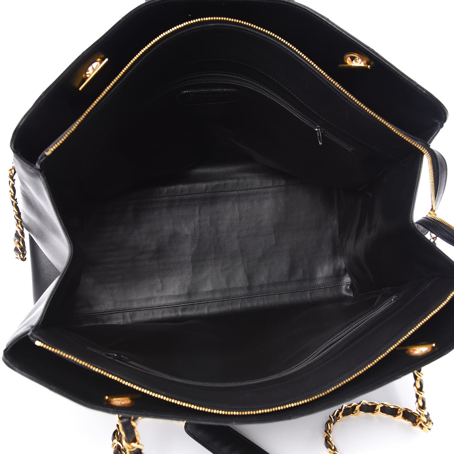 Calfskin Stitched XL Weekender Black