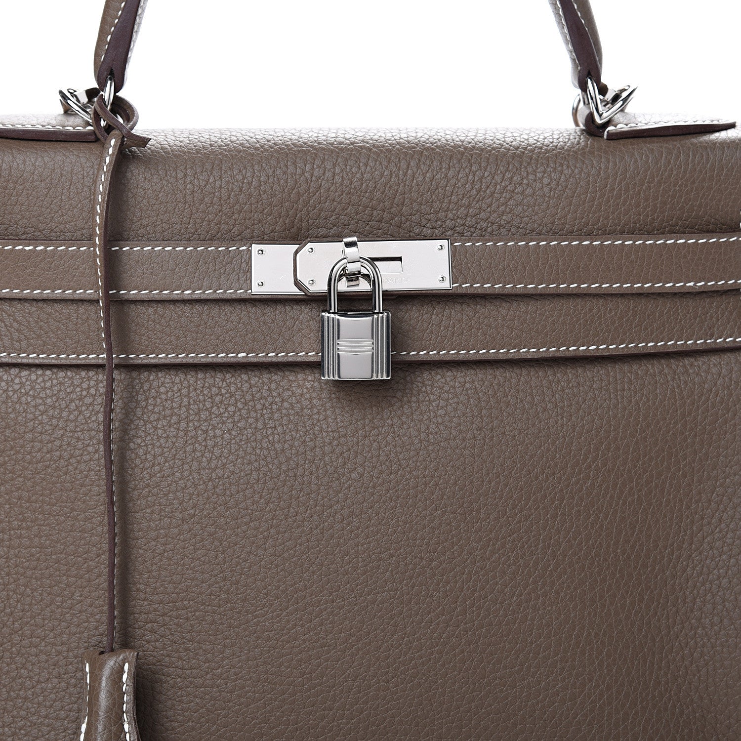 Hermes Togo Kelly Retourne 32 Etoupe 7 of 11