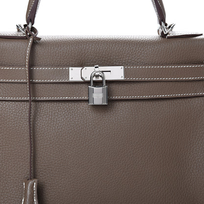 Hermes Togo Kelly Retourne 32 Etoupe 7 of 11
