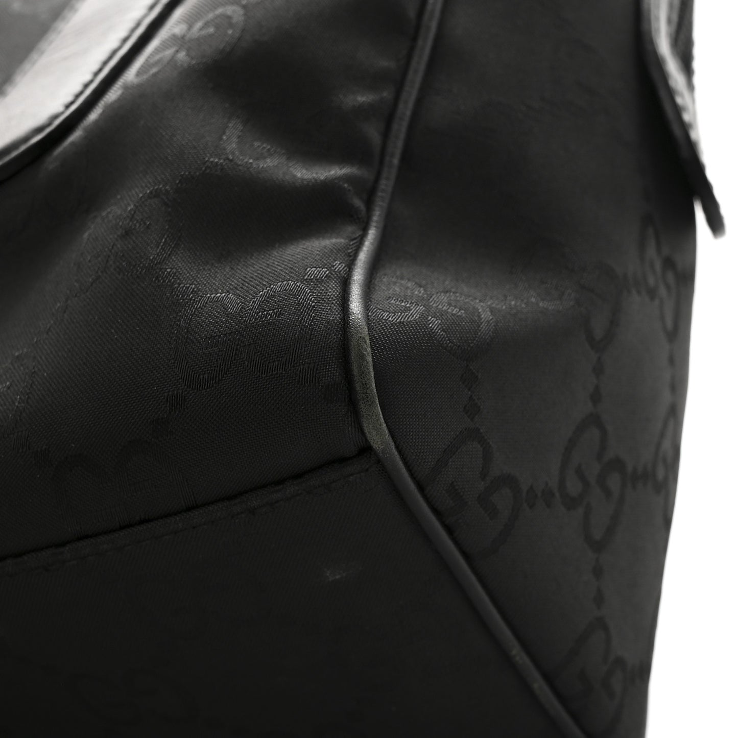 Nylon Monogram Small Boston Black