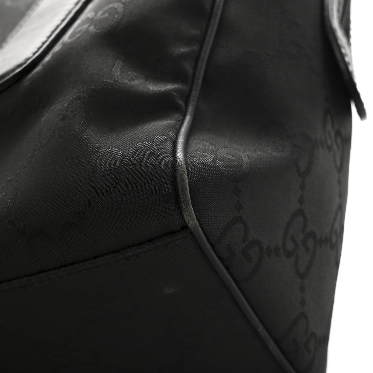 Gucci Nylon Monogram Small Boston Black 11 of 12