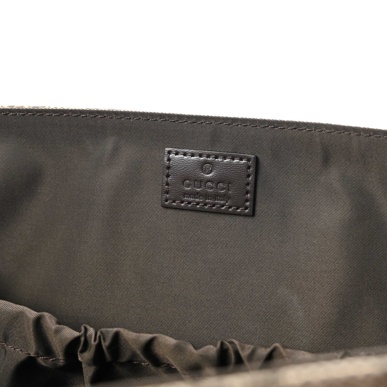Gucci GG Plus Monogram Messenger Diaper Bag Dark Brown 6 of 9