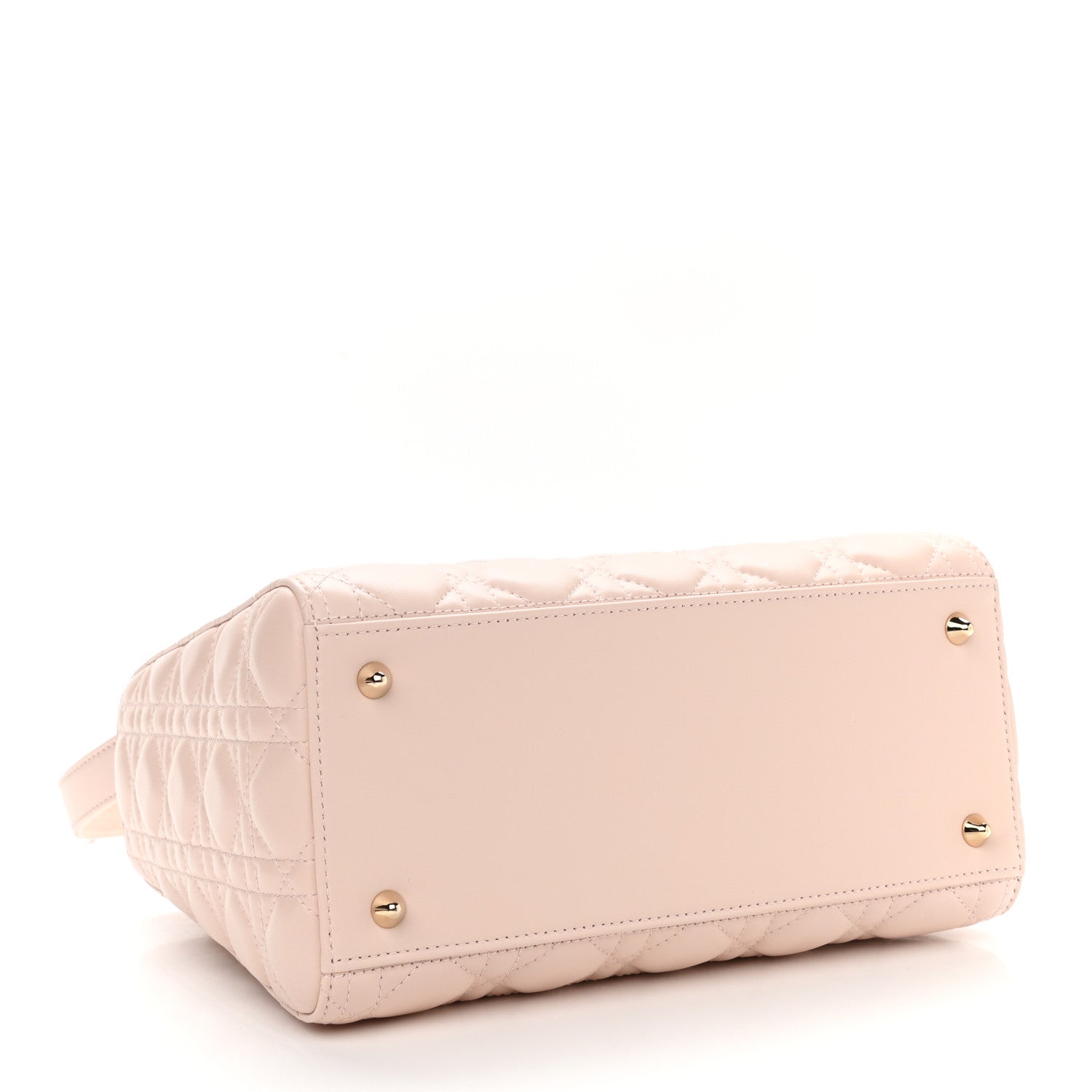 Christian Dior Lambskin Cannage Medium Lady Dior Light Pink 4 of 11