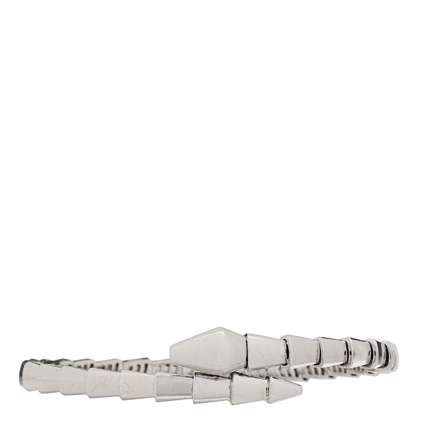 18K White Gold Serpenti Viper Bracelet S
