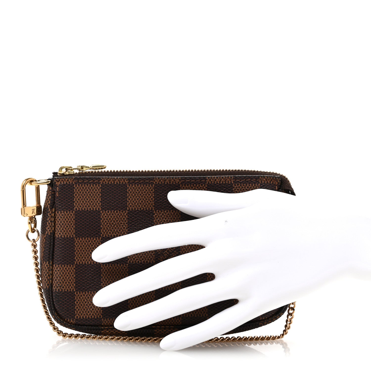 Louis Vuitton Damier Ebene Mini Pochette Accessories 2 of 8