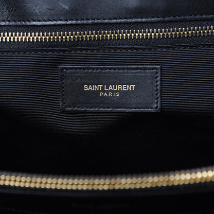 Saint Laurent Calfskin Classic Monogram Shopping Bag Black 6 of 13